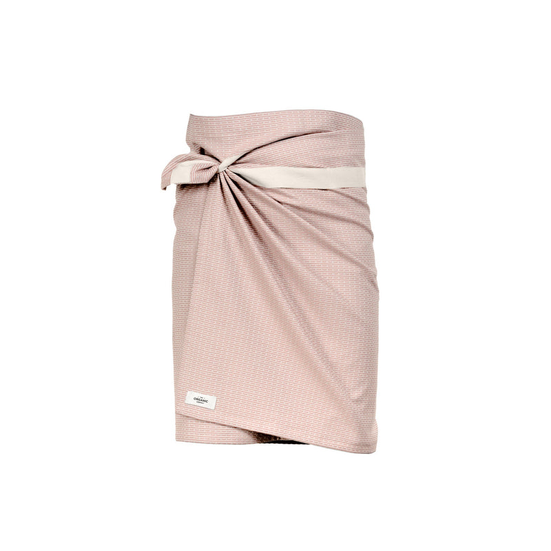 The Organic Company Towel to Wrap Around You - 155 x 60 cm Piqué 330 Stone rose